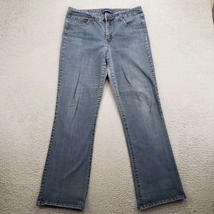 Bandolinoblu‎ Jeans Womens 14 Blue Denim Straight Leg Medium Wash